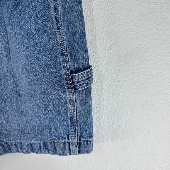 Carolina Blues 20W Carpenter Denim Shorts 100% Cotton High Rise Workwear - Picture 7 of 11